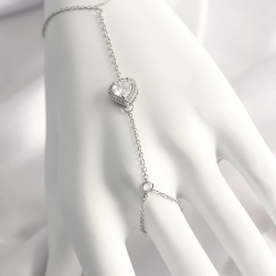 Mey İthalat® 316L Çelik Gümüş Renk Kalp Model Şahmeran