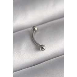Mey İthalat® 316L Çelik Gümüş Renk Topçuk Model Piercing