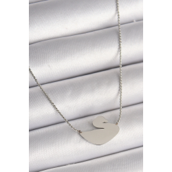 Mey İthalat® 316L Çelik Gümüş Renk Zincir Kuğu Model Kadın Kolye