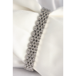 Mey İthalat® 316L Çelik Gümüş Renk Zincir Model Erkek Bileklik