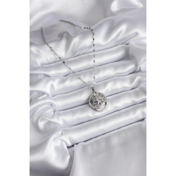 Mey İthalat® 316L Çelik Gümüş Renk Zirkon Taşlı Jaguar Model Kadın Kolye