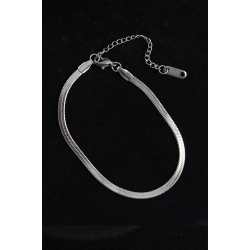 Mey İthalat® 316L Çelik İtalyan Model Gümüş Renk Erkek Bileklik