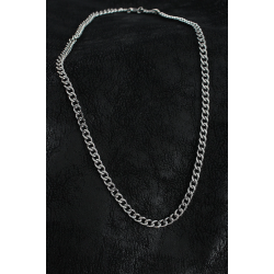 Mey İthalat® 316L Çelik Klasik Zincir Model Gümüş Renk Erkek Kolye