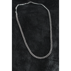 Mey İthalat® 316L Çelik Klasik Zincir Model Gümüş Renk Erkek Kolye