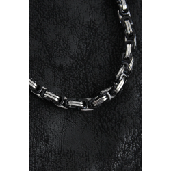 Mey İthalat® 316L Çelik Kral Zincir Model Gümüş Renk Erkek Kolye