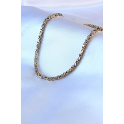 Mey İthalat® 316L Çelik Mix Renk Kral Zincir Model Erkek Kolye