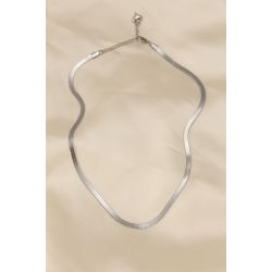 Mey İthalat® 316L Çelik Silver Renk 45 cm İtalyan Zincir Model Kadın Kolye