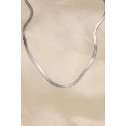 Mey İthalat® 316L Çelik Silver Renk 45 cm İtalyan Zincir Model Kadın Kolye