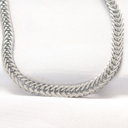 Mey İthalat® 316L Çelik Silver Renk Balık Sırtı Zincir Kolye