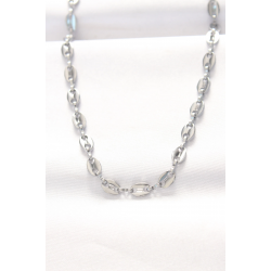 Mey İthalat® 316L Çelik Silver Renk Gemici Zincir Kolye