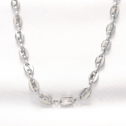 Mey İthalat® 316L Çelik Silver Renk Gemici Zincir Kolye