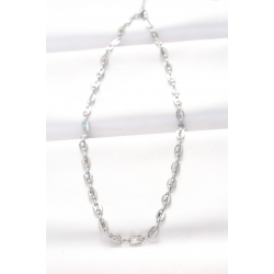 Mey İthalat® 316L Çelik Silver Renk Gemici Zincir Kolye