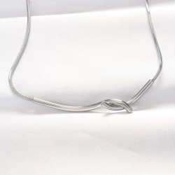 Mey İthalat® 316L Çelik Silver Renk Kolye