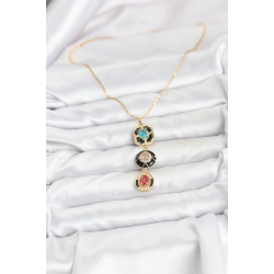 Mey İthalat® 316L Çelik Vintage Model Kadın Kolye