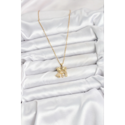 Mey İthalat® 316L Çelik Zincir Gold Renk Erkek Kız Model Kadın Kolye