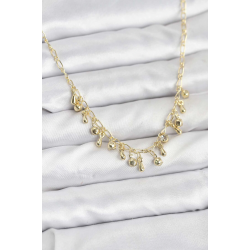 Mey İthalat® 316L Çelik Zincir Gold Renk Kadın Kolye