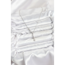 Mey İthalat® 316L Çelik Zincir Gümüş Renk Kutup Yıldızı Model Kadın Kolye