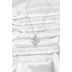 Mey İthalat® 316L Çelik Zincir Gümüş Renk Sonsuzluk Model Zirkon Taşlı Kadın Kolye