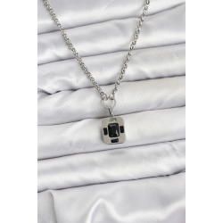 Mey İthalat® 316L Çelik Zincir Gümüş Renk Vintage Model Kadın Kolye