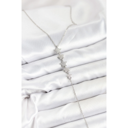 Mey İthalat® 316L Çelik Zincir Gümüş Renk Yıldız Model Y Kolye