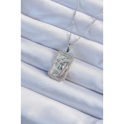 Mey İthalat® 316L Çelik Zincir Gümüş Renk Zirkon Taşlı Yüz Figürlü Tarot Kolye