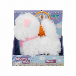 Mey İthalat® 3377 Sevimli Kedi Sushi Sesli ve Hareketli -NessiWorld
