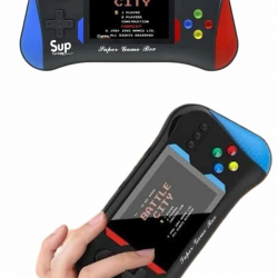 Mey İthalat® 3.5 İnç 500 Klasik Retro Oyun Yüklü Kollu Oyun Konsolu