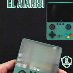 Mey İthalat® 3.5 İnç Ekran 1000 Oyunlu Oyun Konsolu El Atarisi Miüzik Dinleme ve Kitap Okuma