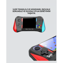 Mey İthalat® 3,5 İnç Ekranlı Taşınabilir El Konsolu – 500 Klasik Oyunla Eğlence Yanınızda