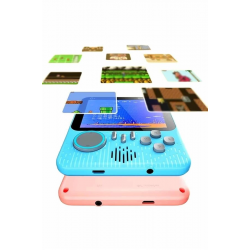 Mey İthalat® 3.5 İnç Mini Atari Taşınabilir Oyun Konsolu 666 Adet Retro Oyun