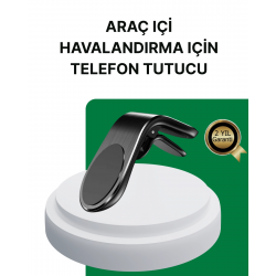 Mey İthalat® 360° Ayarlanabilir Araç Telefon Tutucu – Tüm Telefonlarla Uyumlu