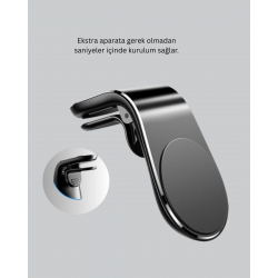 Mey İthalat® 360° Ayarlanabilir Araç Telefon Tutucu – Tüm Telefonlarla Uyumlu