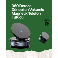 Mey İthalat® 360° Ayarlanabilir Manyetik Araç Telefon Tutucu – Kompakt ve Pratik Tasarım