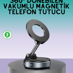 Mey İthalat® 360 Derece Ayarlanabilir Manyetik Araç Telefon Standı