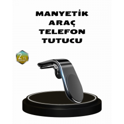Mey İthalat® 360° Dönebilen Manyetik Araç Telefon Tutucu Sarsıntısız ve Şık Tasarımlı