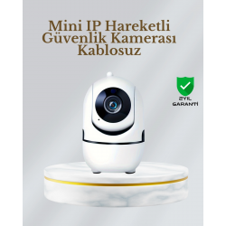 Mey İthalat® 360° Dönen Akıllı WiFi Kamera – Uzaktan Kontrol ve İki Yönlü Ses Özellikli
