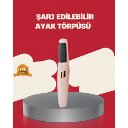 Mey İthalat® 360° Etkili Elektrikli Ayak Bakım Aleti Nasır Giderici