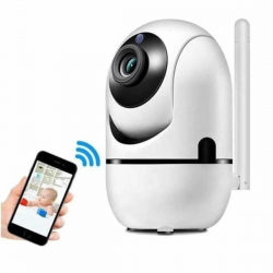 Mey İthalat® 360° Full HD Akıllı Kamera Hareket Sensörlü Wifi Kamera Çocuk Güvenlik Kamerası