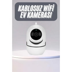 Mey İthalat® 360° Full HD Akıllı Kamera Hareket Sensörlü Wifi Kamera Çocuk Güvenlik Kamerası