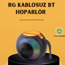 Mey İthalat® 360° Stereo Surround Sesli Taşınabilir Hoparlör