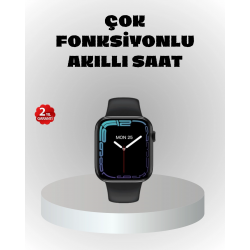 Mey İthalat® 380mAh Bataryalı Akıllı Saat – Arama, Bildirim, AOD Ekran ve Uzun Pil Ömrü