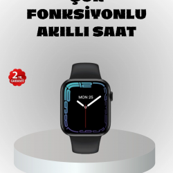 Mey İthalat® 380mAh Bataryalı Akıllı Saat – Arama, Bildirim, AOD Ekran ve Uzun Pil Ömrü