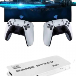 Mey İthalat® 3D 4K HD 2.4G Game Stick 4K Ultra Hd Oyun Konsolu Çift Kollu