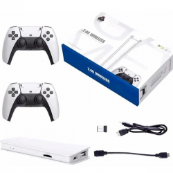 Mey İthalat® 3D Çift Oyun Kollu 4K HD Ekran Nostaljik 20.000 Oyunlu Beyaz Game Box