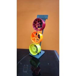 Mey İthalat® 3’lü Jant Dekor Seti Masa Üstü ve Salon İçin Modern Spor Tasarım