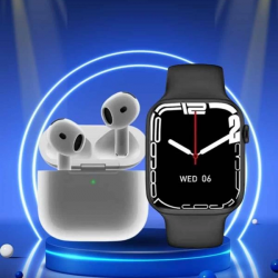 Mey İthalat® 3.Nesil TWS Bluetooth Kulaklık ve Dokunmatik Ekran Akıllı Saat Sesli Görüşme