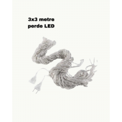 Mey İthalat® 3x3 LED Işık Perdesi Şelale Model İç Dış Mekân Dekorasyonu