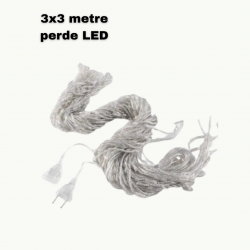 Mey İthalat® 3x3 LED Işık Perdesi Şelale Model İç Dış Mekân Dekorasyonu