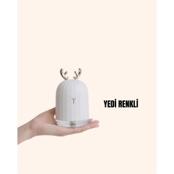 Mey İthalat® 4–8 Saat Çalışma Süreli USB Portatif Masa Nemlendirici