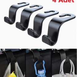 Mey İthalat® 4  Adet Araba Koltuk Arkası Askı